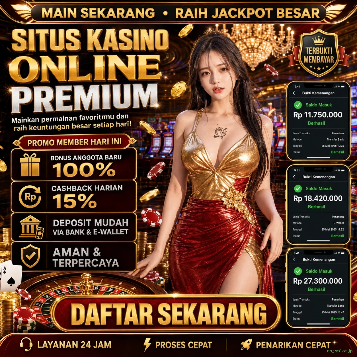 Ikon aplikasi rajaslotjp resmi